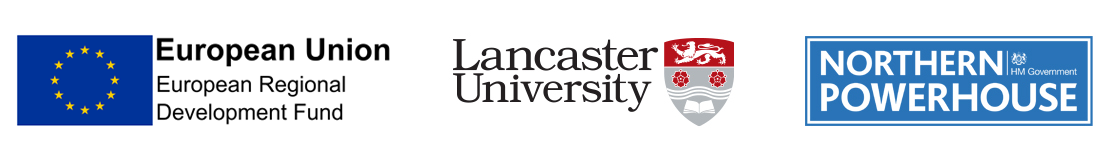 Project logos: European Regional Development Fund, Lancaster University and Northern Powerhouse