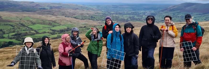 The Green Lancaster team explore Garsdale Pike.