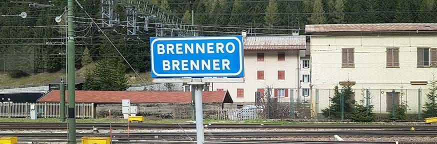 A railway siding on the Brenner pass between Austria and Italy.