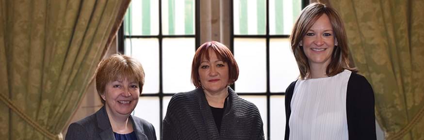 Linda Hendry, Kerry McCarthy MP and Gail Orton