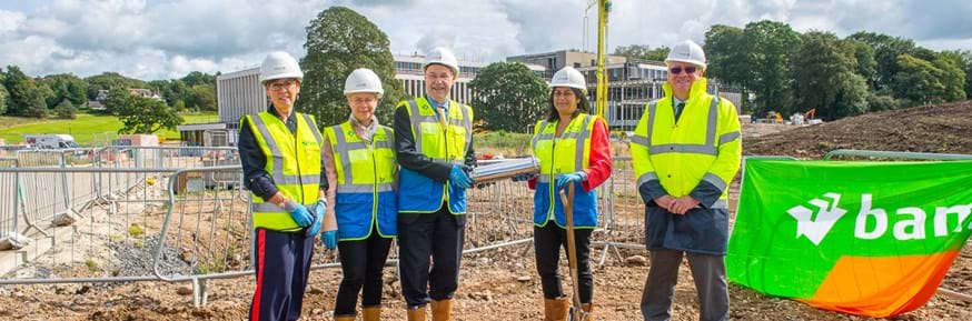 A time capsule dedication has taken place at Lancaster University’s Health Innovation Campus, ahead of its installation in the foundations of the new £41m building.