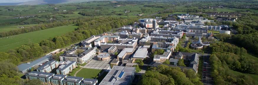 Lancaster University aerial view