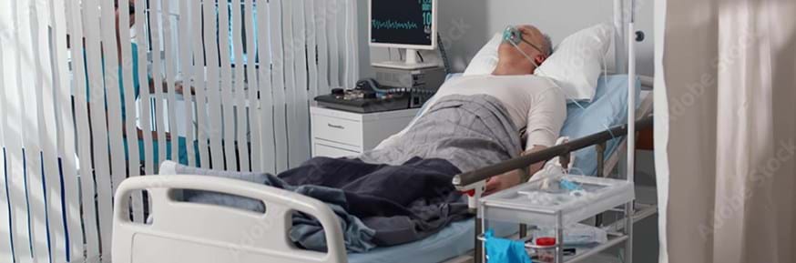 Many people with advanced chronic obstructive pulmonary disease (COPD) are admitted to hospital