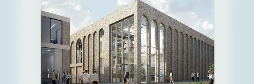 An architect's image of the new building