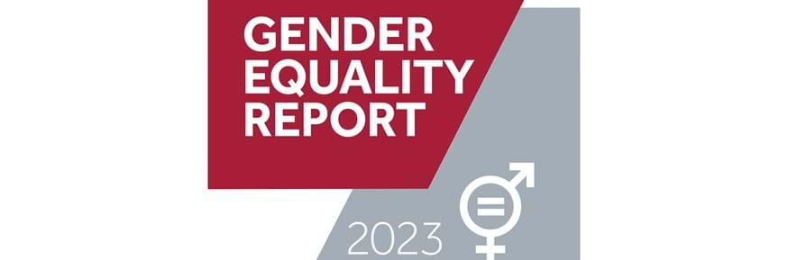 The cover of the Lancaster University Management School Gender Equality Report 2023.