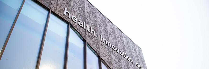 Images of new Health Innovation One building
