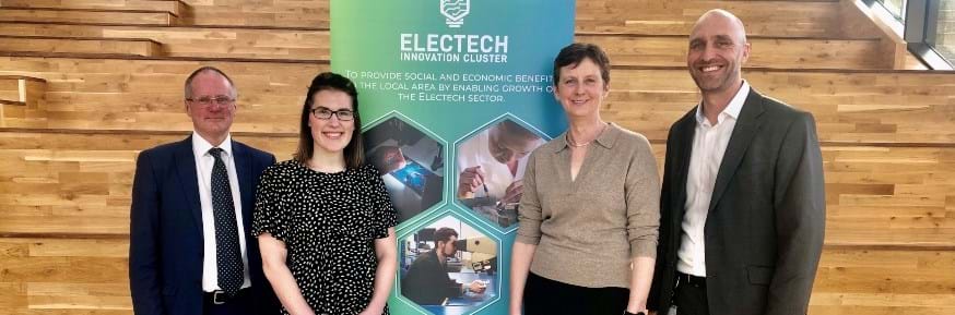 Board members from the Electech Innovation Cluster at Lancaster University's Health Innovation Campus