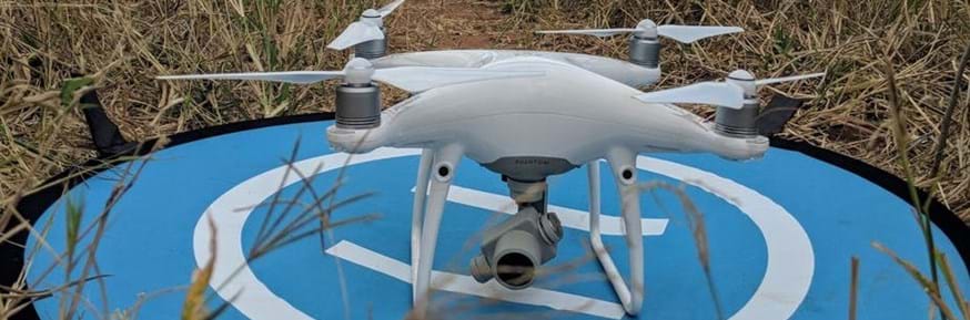 High tech drone employed in the fight against malaria
