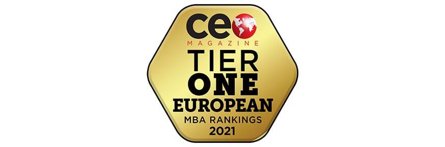 CEO Magazine's ranking badge