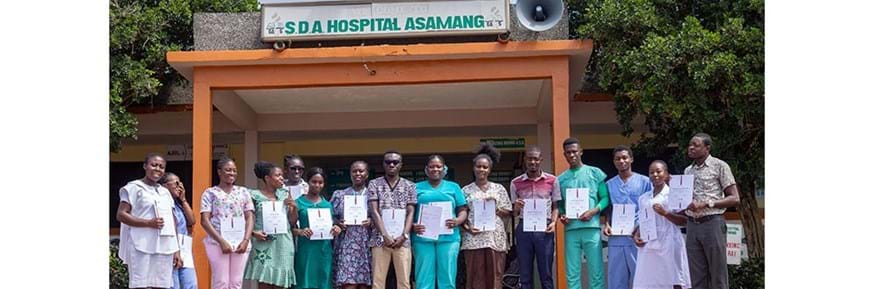 More than 40 health care workers from Asamang SDA Hospital have now completed the online course