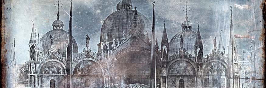 Daguerreotype image of St Marks, Venice. 