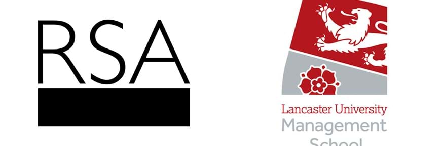 The RSA and Lancaster University Management School logos