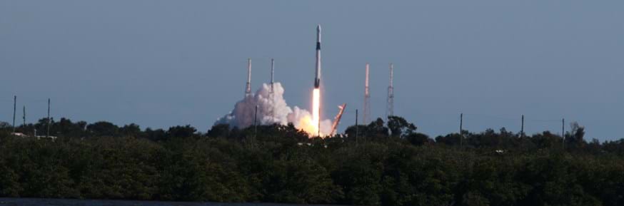 The launch from Cape Canaveral Air Force Station in Florida