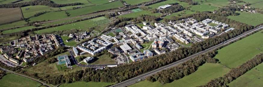 Lancaster University by air