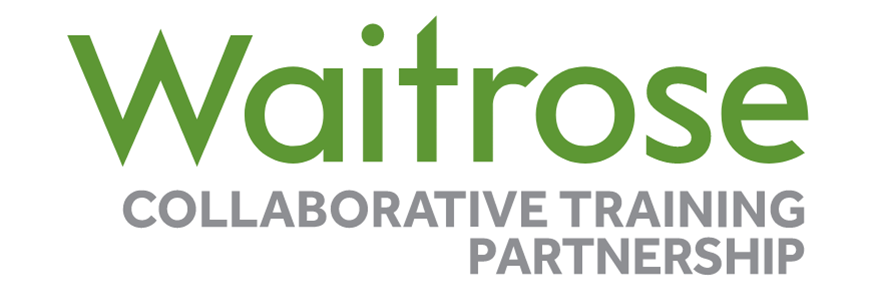 The logo of the Waitrose Collaborative Training Partnership